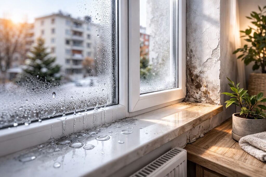 Pencere Kenarlarında Terleme ve Rutubet Neden Olur?
